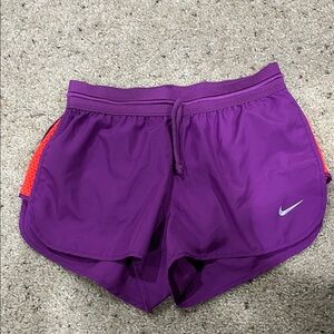 Nike Women's Vibrant Purple Athletic Shorts
